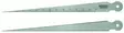 Taper gauge 1 - 15mm/0,1mm hardened, flat and conical, vögel - Etäisyysmittarit - 503-472320VOG - 2