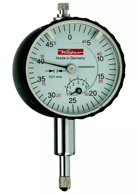 Dial indicator 0-3x0,01mm,with magnetic backside, din 878, vögel - Mittakellot - 503-240001VOG - 1