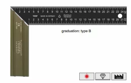Joiner's square 200x130 mm, vögel - Suorakulmat - 503-504032-2VOG - 1