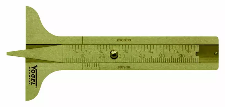 Tyre profile gauge, 60 mm, vögel - Jarrutyökalut - 503-214402VOG - 1