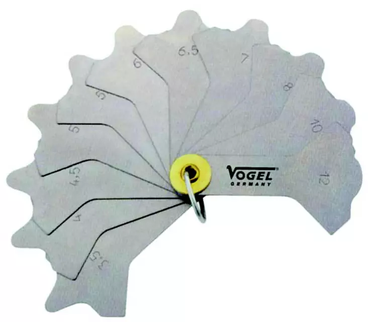 Welding seam gauge,3-12 mm, vögel - Hitsimitat - 503-474401VOG - 1