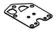 Plaat, echo - Tarvikevaraosat-503 - 503-12436049930ECH - 1