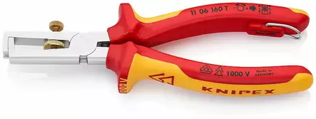 Insulation stripper up to vde ø5mm-10mm², knipex - VDE-jännitesuojatut työkalut - 503-1106160TKNI - 1