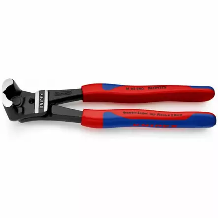 Lever end-cutting nippers, knipex - Sivuleikkurit - 503-6102200KNI - 1