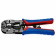 Crimping pliers for rj45 plugs, knipex - Johtoliitinpihdit ja puristinpihdit - 503-975113KNI - 1
