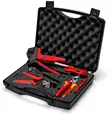 Tool set for mc4 contacts, 4/6/10 mm², knipex - VDE-jännitesuojatut työkalut - 503-979104V02KNI - 1
