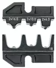 Twin end sleeves 2x6/10/16mm2 awg 10/7/5, knipex - Johtoliitinpihdit ja puristinpihdit - 503-974918KNI - 1