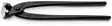 Voimapihdit mustat 250mm, Knipex - Sivuleikkurit - 503-9900250KNI - 1