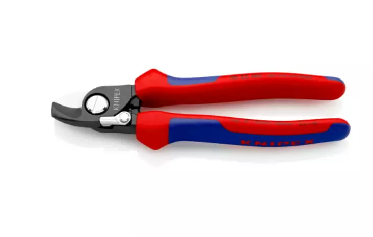 Cable shears 165mm comfort handle, knipex - Vaijeri- ja kaapelileikkurit - 503-9522165KNI - 1