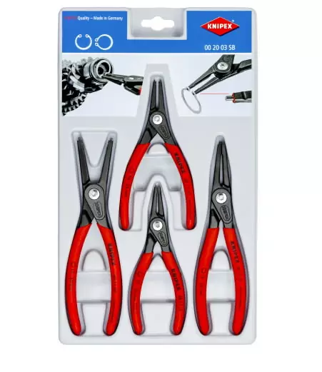 Circlip plier set 4pcs, knipex - Pihtisarjat - 503-002003SBKNI - 1