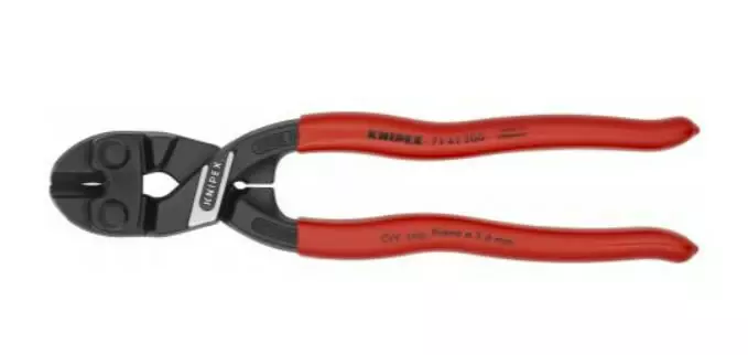 Compact bolt cutters 200mm cobolt plastic coated, knipex - Voimapihdit ja pulttisakset - 503-7141200KNI - 1