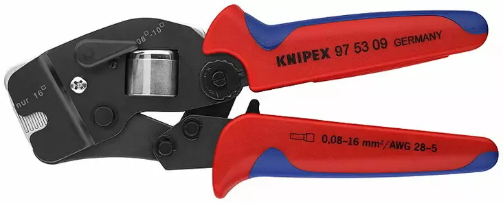 Crimping pliers 0,08-16mm2, knipex - Johtoliitinpihdit ja puristinpihdit - 503-975309KNI - 1