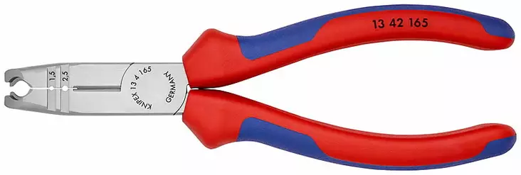 Dismantling pliers for cable d8-13mm + 1,5/2,5mm2 multi grip, knipex - Kuorintapihdit - 503-1342165KNI - 1