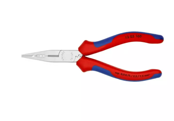 Electrican's pliers 160mm0,5-0,75/1,5/2,5mm2, knipex - Kuorintapihdit - 503-1305160KNI - 1