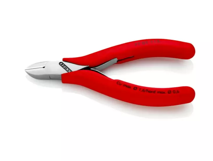 Electronic diagonal cutters 115mm, knipex - Sivuleikkurit - 503-7701115KNI - 1