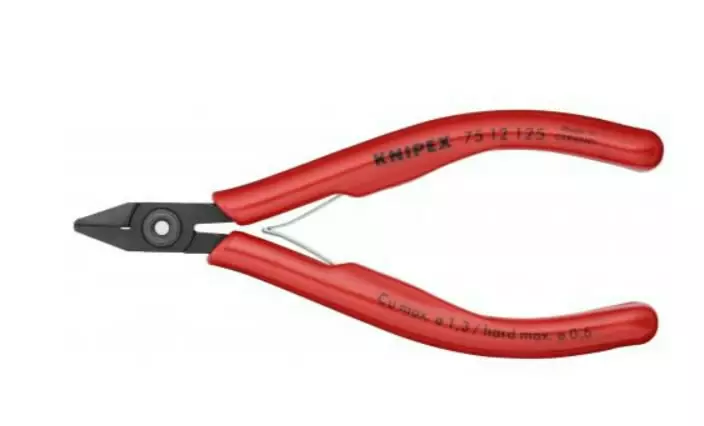 Electronics diagonal cutters 125mm, knipex - Sivuleikkurit - 503-7512125KNI - 1