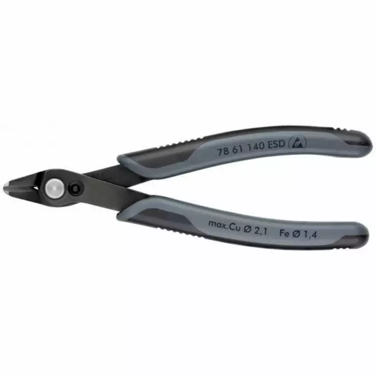 Electronics knips 140mm xl esd, knipex - Sivuleikkurit - 503-7861140ESDKNI - 1