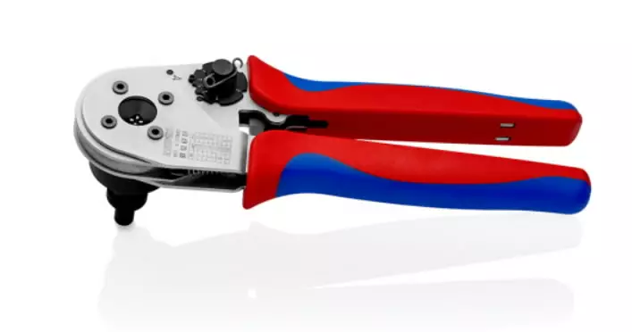 Four-mandrel crimping pliers for dt contacts 230 mm, knipex - Johtoliitinpihdit ja puristinpihdit - 503-975267DTKNI - 1