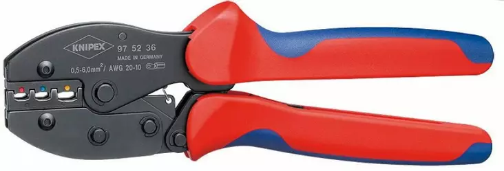 Johtopihdit 0,5-6 mm2, knipex - Johtoliitinpihdit ja puristinpihdit - 503-975236KNI - 1