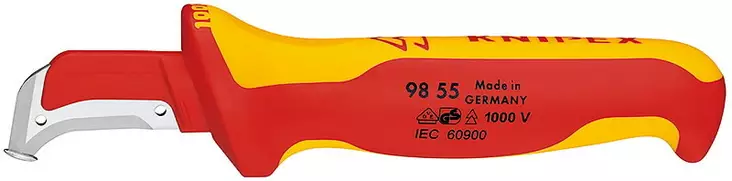 Kaapeliveitsi 155 mm vde, knipex - VDE-jännitesuojatut työkalut - 503-9855KNI - 1