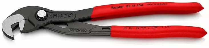 Mutritangid 250mm 10-32mm mutritele, knipex - Pihtijakoavaimet - 503-8741250KNI - 1