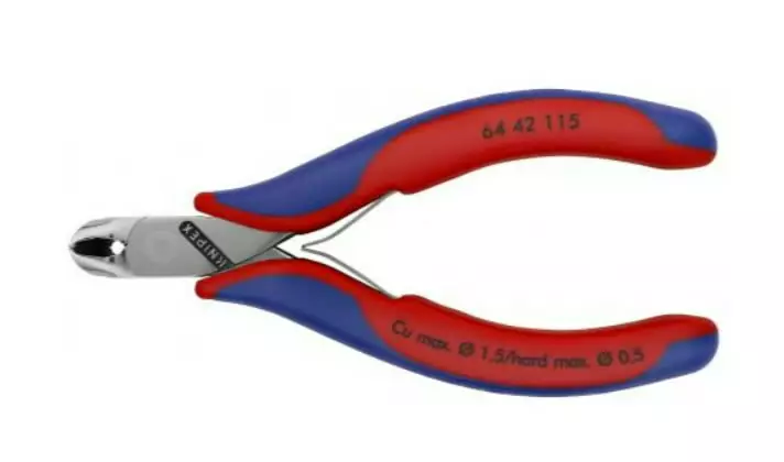 Oblique cutting nippers style 4 115mm, knipex - Sivuleikkurit - 503-6442115KNI - 1
