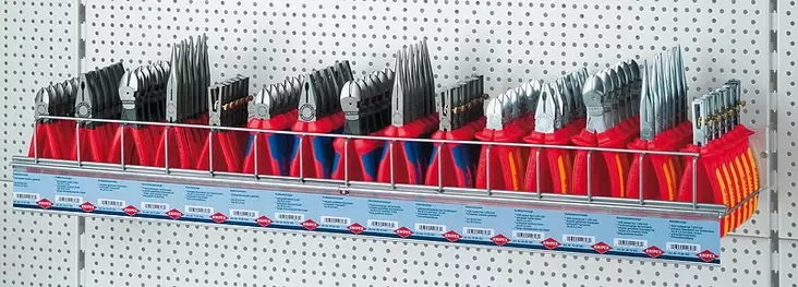 Pliers rack for pegboards 15 x 6 pliers, knipex - Työkaluseinät ja -pidikkeet - 503-0019342KNI - 1