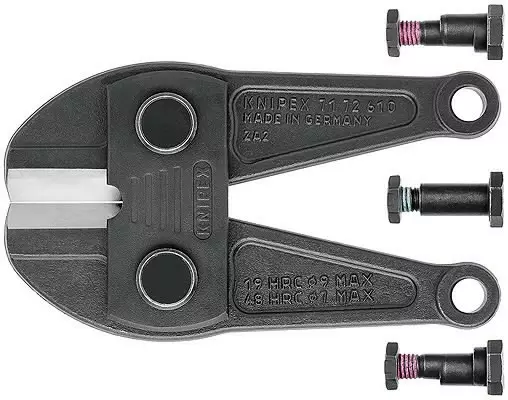 Spare cutter head for bolt cutters for 71 72 610, knipex - Voimapihdit ja pulttisakset - 503-7179610KNI - 1