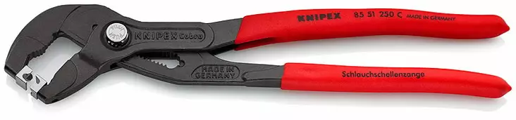 Spring hose clamp pliers 250mm, knipex - Moottorityökalut - 503-8551250CKNI - 1