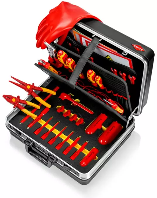Tool bag 29 parts, knipex - VDE-jännitesuojatut työkalut - 503-002105EVKNI - 1