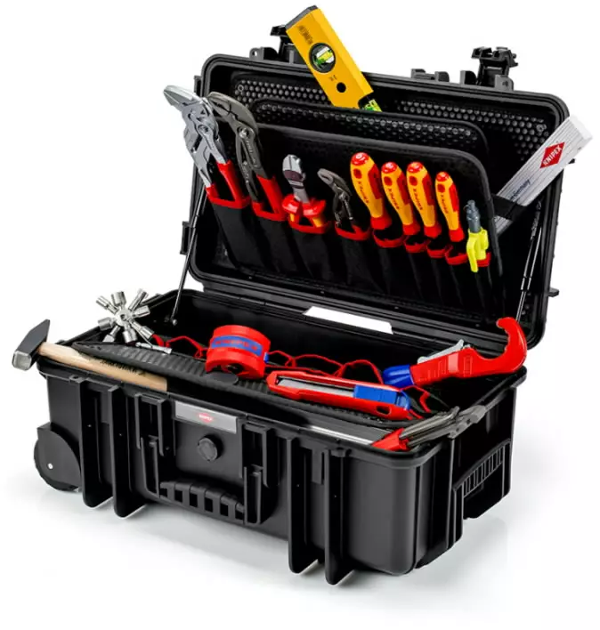 Tool case "robust26" plumbing 17 parts, knipex - Työkalupakit, -salkut ja -reput - 503-002133SKNI - 1