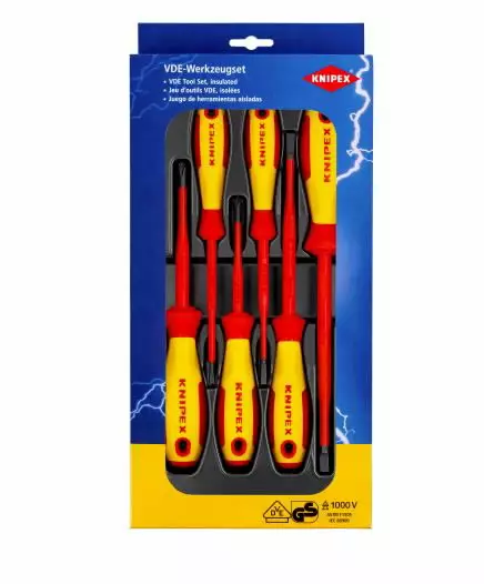 Vde screwdriver set, knipex - Ruuvimeisselit - 503-002012V02KNI - 1