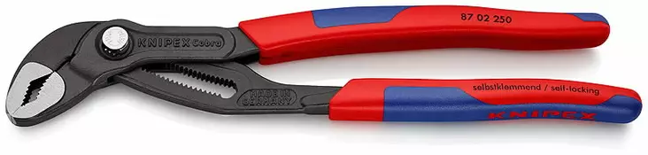 Vesipumppupihdit cobra comfort 250mm d50mm, knipex - Siirtoleukapihdit - 503-8702250KNI - 1