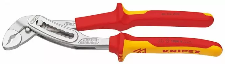 Water pump pliers alligator 250mm up to d50mm - vde, knipex - VDE-jännitesuojatut työkalut - 503-8806250KNI - 1