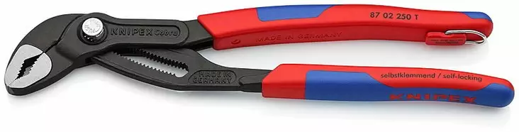 Water pump pliers cobra 250mm up to d50mm multi grips - t, knipex - Siirtoleukapihdit - 503-8702250TKNI - 1