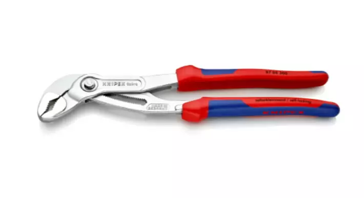 Water pump pliers cobra 300mm, crome plated, knipex - Siirtoleukapihdit - 503-8705300KNI - 1
