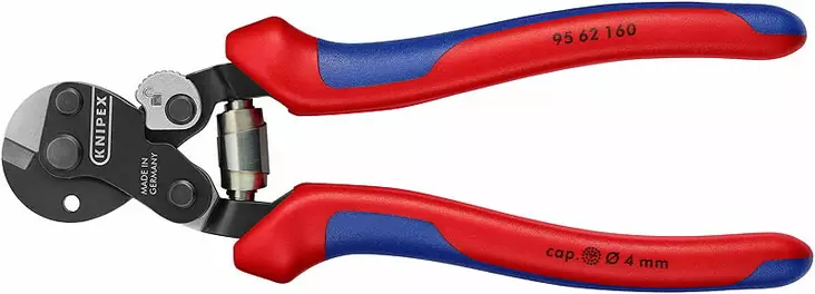 Wire rope cutters 160mm, knipex - Vaijeri- ja kaapelileikkurit - 503-9562160KNI - 1