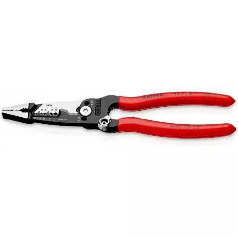 Wirestripper multifunction electrician pliers american style, knipex - Vaijeri- ja kaapelileikkurit - 503-13718KNI - 1