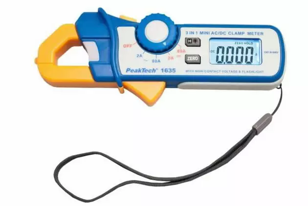 Ampertangid 1625 voolutugevuseni ac/dc 80a 600v, 18mm, peaktech - Pihtivirtamittarit - 503-P1635PEAK - 1