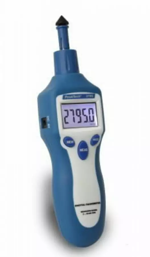 Kierrosmittari 2795 mekaaninen ja laserilla 1-99 999 p/min., peaktech - Kierros- ja nopeusmitttarit - 503-P2795PEAK - 1