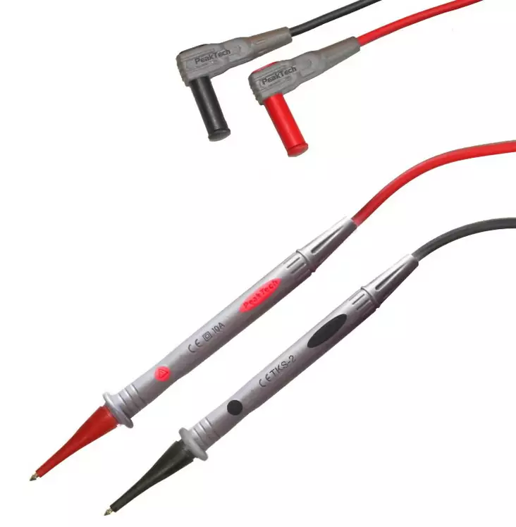 Test leads tks-2, peaktech - Yleismittarit - 503-TKS-2PEAK - 1