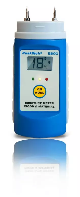 Wood- and material moisture meter 5200, peaktech - Tarvikevaraosat-503 - 503-P5200PEAK - 1