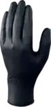Disposable gloves, nitrile, powder free, black 6/7, Delta Plus - Työkäsineet - 503-V1460B10006DEL - 1