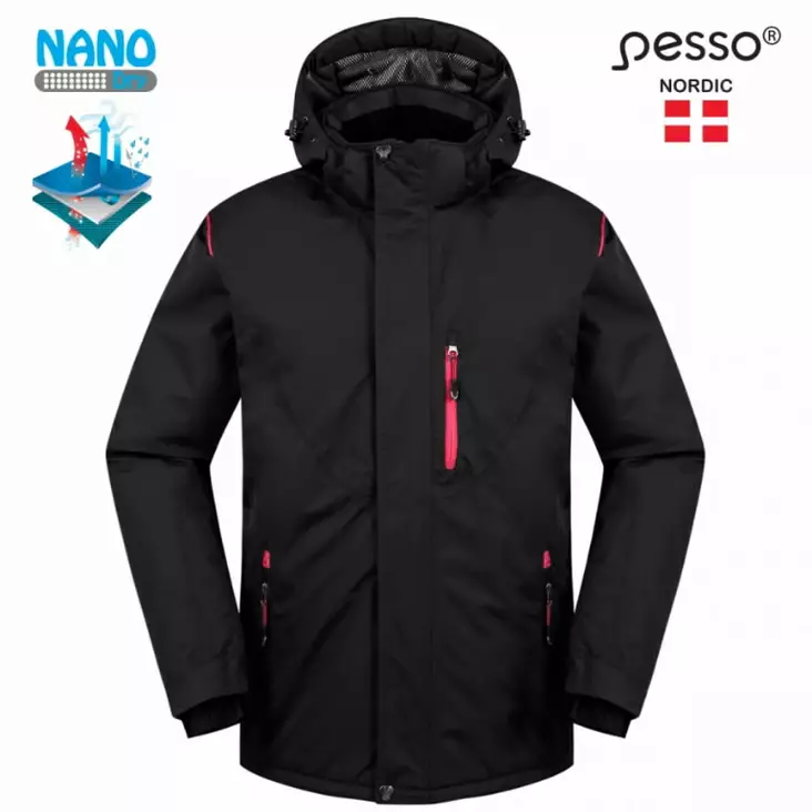 Talvitakki helsinki, vedenpitävä, musta 2xl, pesso - Talvityötakit - 503-HELSINKI-J-2XL - 1