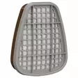 3M 6055 A2 kaasu- ja höyrysuodatin - Uudelleenkäytettävät hengityssuojaimet - 503-T60553M - 4