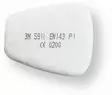 3M 5911 hiukkassuodatin P1 - Uudelleenkäytettävät hengityssuojaimet - 503-T59113M - 1
