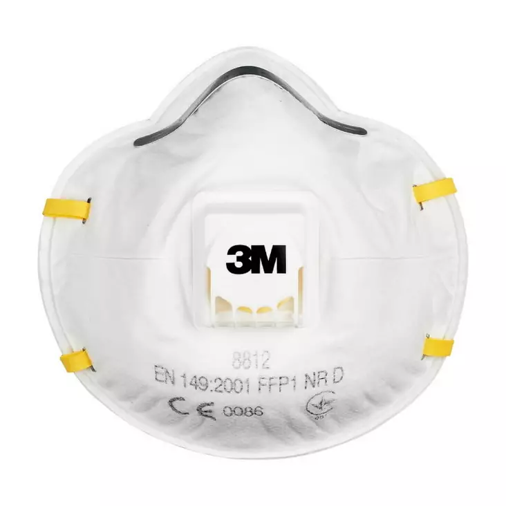 ™-hiukkassuojain, ffp1, venttiili, 8812 ffp1, 3m - Kertakäyttöiset hengityssuojaimet - 503-T88123M - 1