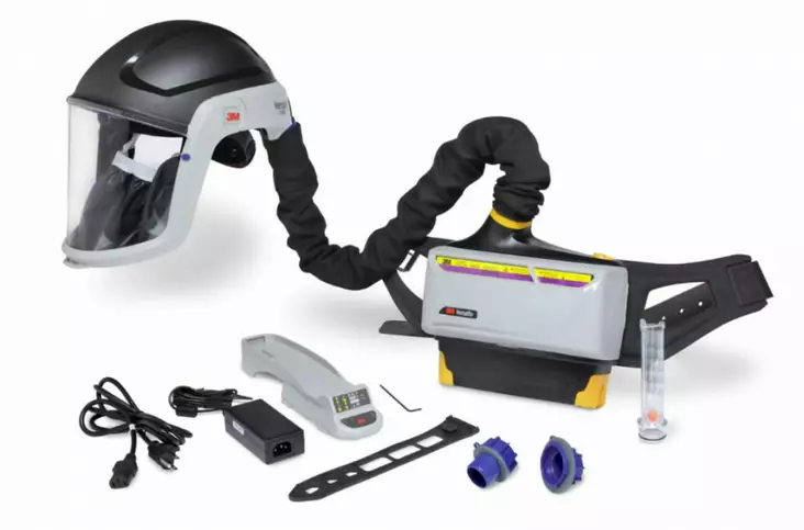 3M Versaflo TR-800E HIK - ATEX-hyväksytty raitisilmapaketti raskaisiin teollisuusolosuhteisiin (A2P) - Moottoroidut hengityssuojaimet - 503-TR800HIK3M - 1