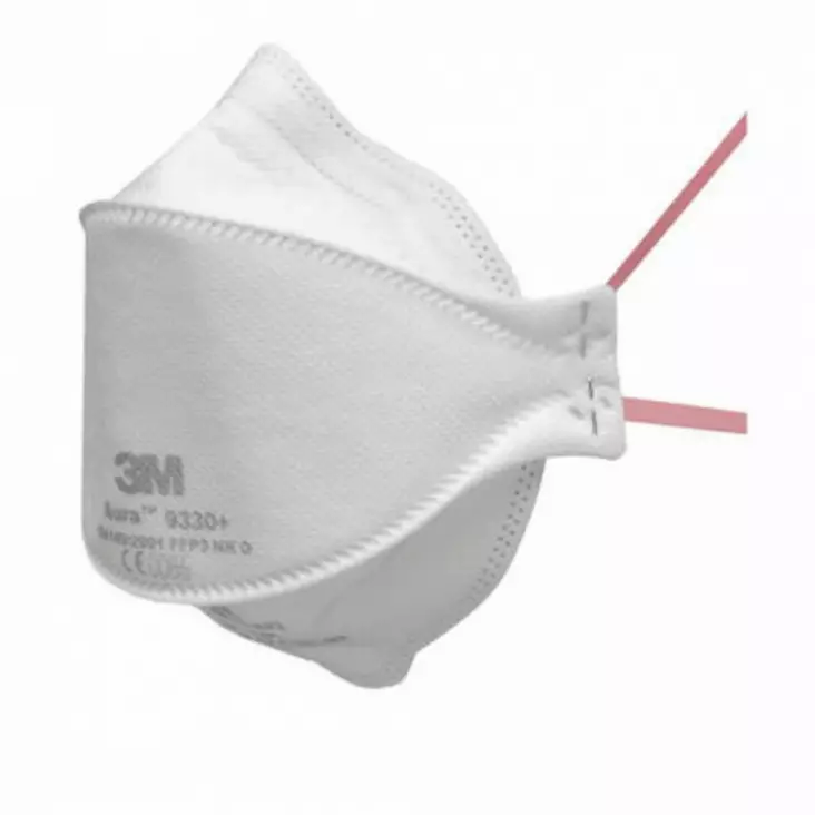™ aura™ -hiukkassuojain, ffp3, venttiilitön, 9330+ ffp3, 3m - Kertakäyttöiset hengityssuojaimet - 503-T93303M - 1