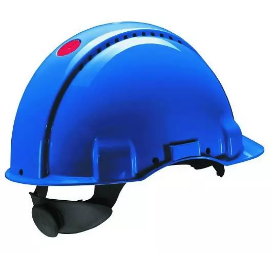 ™ kypärä, uvicator, ruuvisäätö, ilmastoitu, muovinen hikin g3000nuv-bb, 3m - Suojakypärät ja -päähineet - 503-PG30NUBB3M - 1